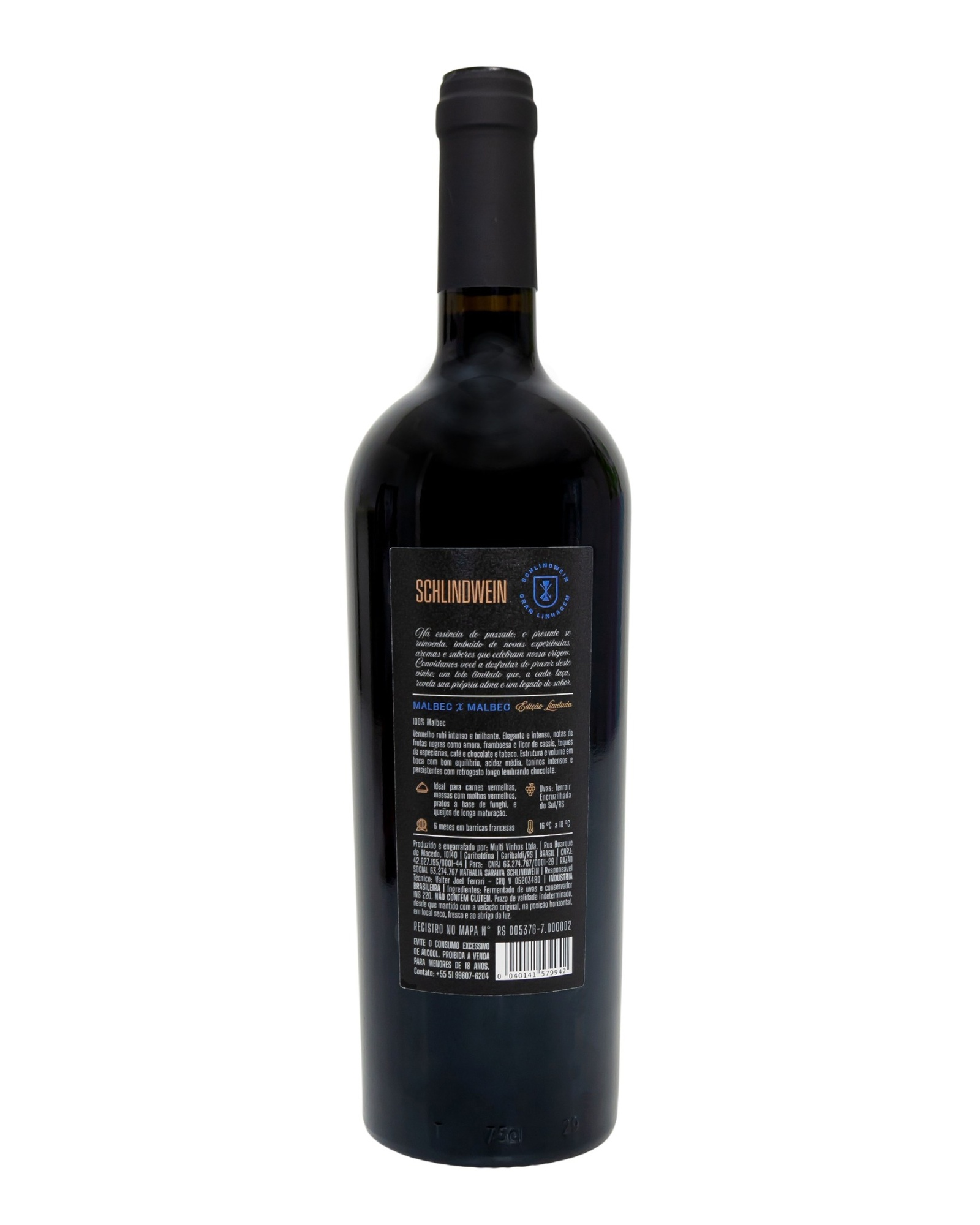 Malbec x Malbec — contra-rótulo