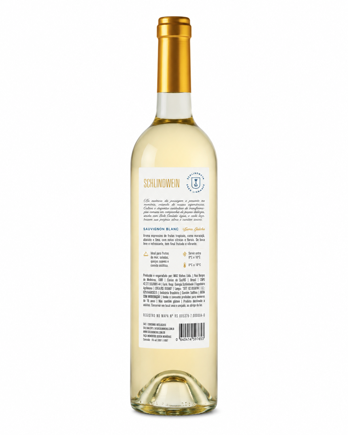 Sauvignon Blanc — contra-rótulo