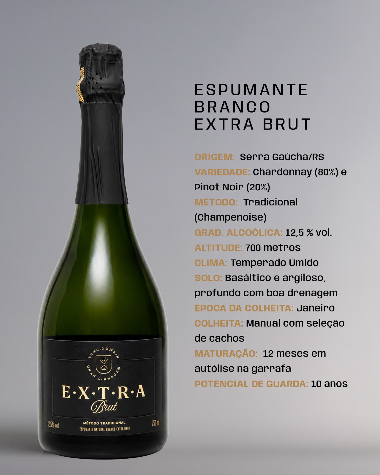 Espumante Extra Brut · Ficha Técnica